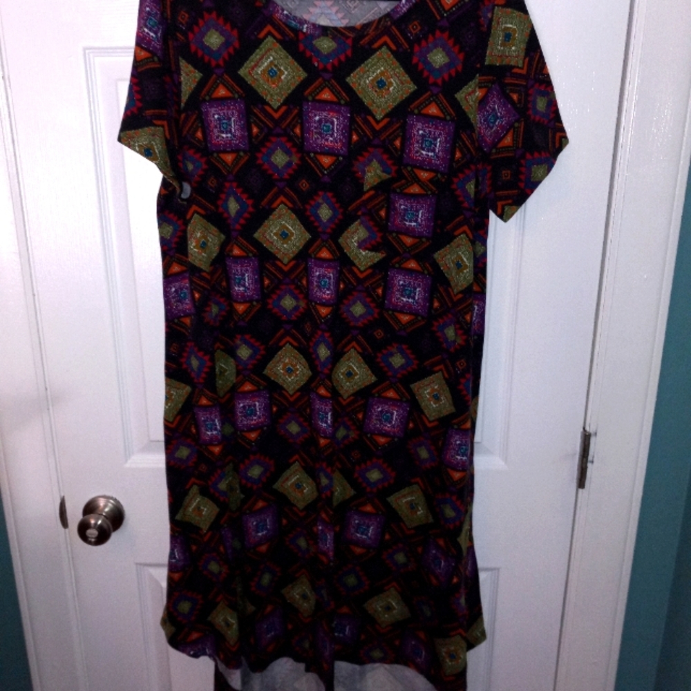 LuLaRoe Southwestern 2X Carly Dress